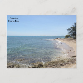 Playa en Mar Caribe Guanica Vykort