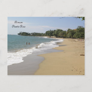 Playa en Rincon Puerto Rico Vykort