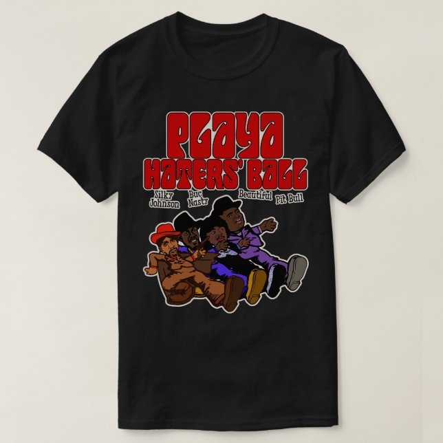 Playa Haters Boll Pimp Walkin T Shirt (Design framsida)