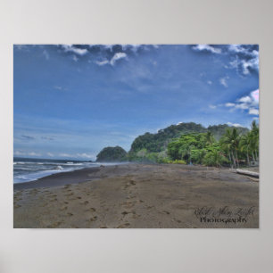 Playa Hermosa Costa Rica affisch