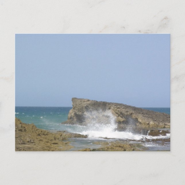 Playa la Poza Arecibo Vykort (Framsida)