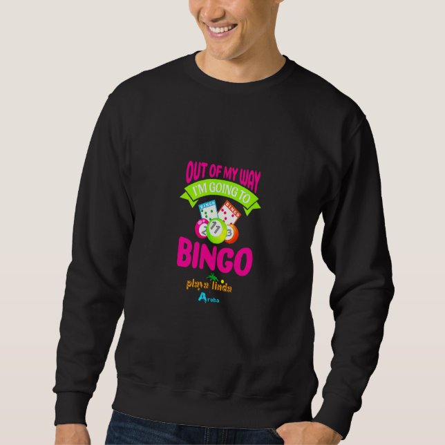 Playa Linda Bingo Aruba Lång Ärmad Tröja (Framsida)