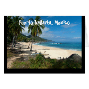 Playa Los Caballos Blue Hälsningskort