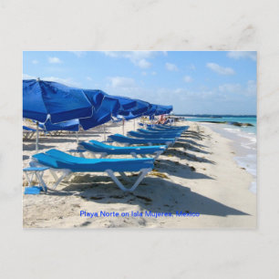 Playa Norte, Isla Mujeres, Mexiko Vykort