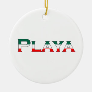 Playa (Playa del Carmen) Julgransprydnad Keramik