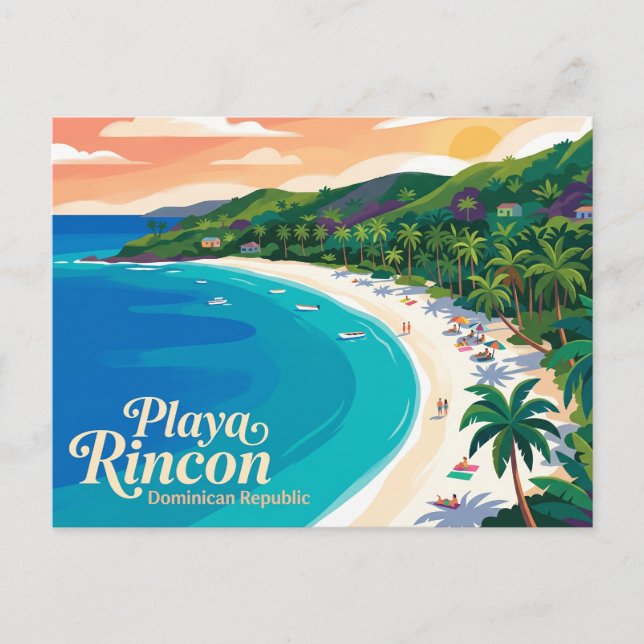 Playa Rincón Dominikanska republiken Vykort (Framsida)