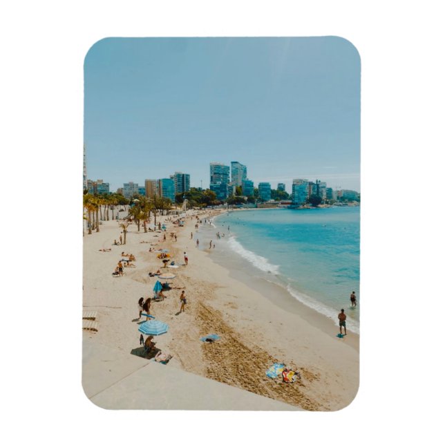 Playa San Juan - Alicante - Spanien Magnet (Vertikal)