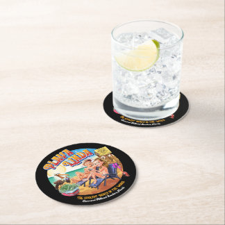 PlayaLinda Beach Paper Coaster Underlägg Papper Rund