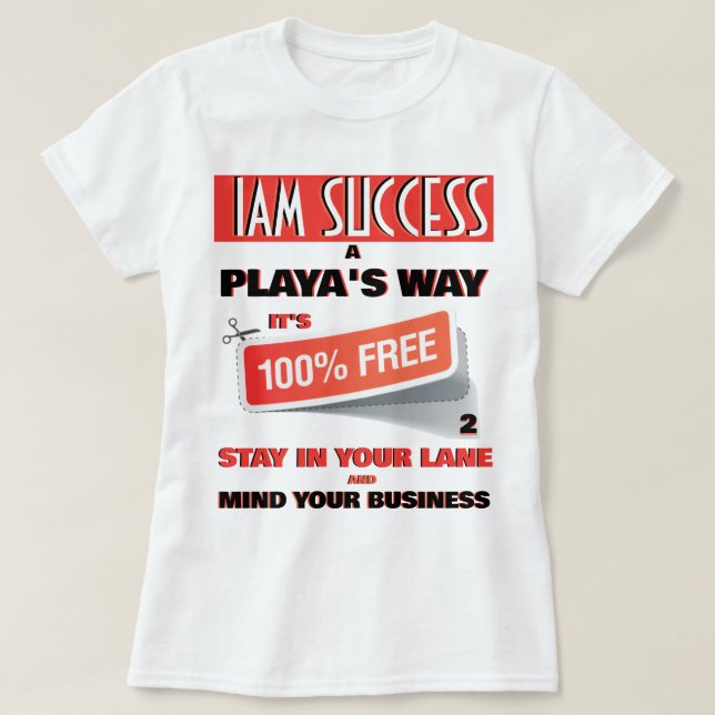 PLAYA'S VÄG T SHIRT (Design framsida)