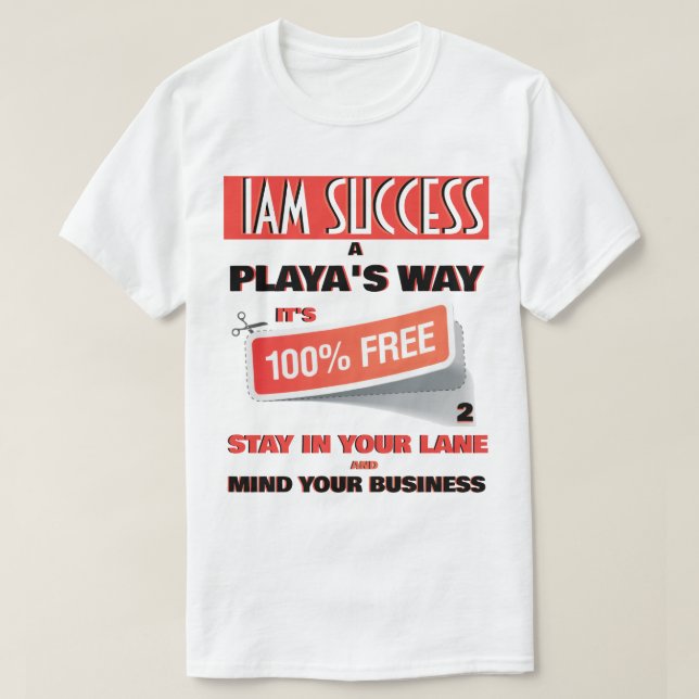 PLAYA'S VÄG T SHIRT (Design framsida)