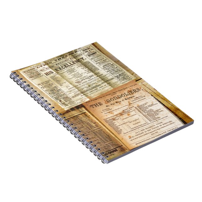 Playbillsen Anteckningsbok Med Spiral (Högra Sidan)