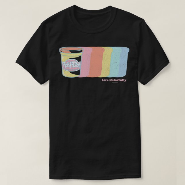 PlayDoh Regnbågsporträtt T Shirt (Design framsida)