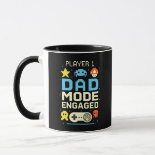 Player 1 Pappa-läge aktiverat Mugg