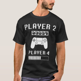 Player 1 Player 2 redo Player 4 läser in.. pregna T Shirt