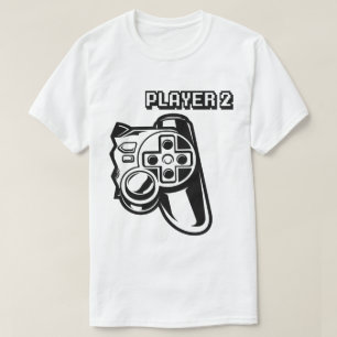 Player 1 Player 2-spelarpar T Shirt
