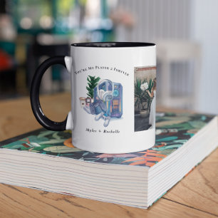 Player 2 Forever Anpassningsbar Gamer par Photo Mugg