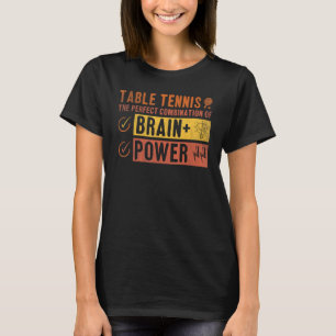 Player Bord tennis the Perfekt Combination of Bra T Shirt