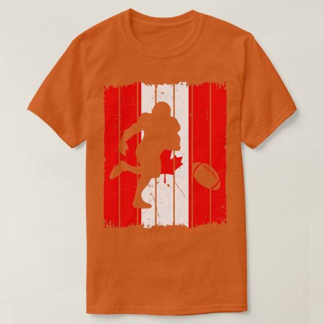 Player Canada Flagga T Shirt (Design framsida)