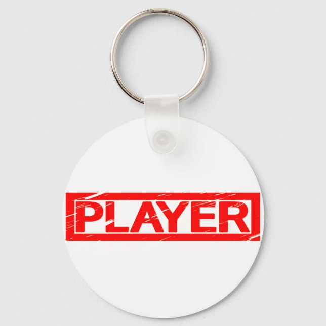 Player Frimärke Nyckelring (Framsida)