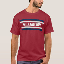 Player Jersey Number Sports Rand Red Blue Clipb T Shirt