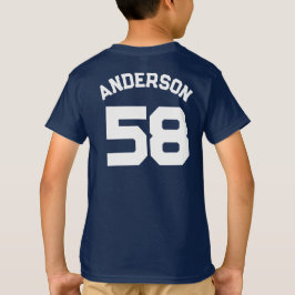 Player Namn och Number Sports Jersey T Shirt