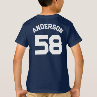 Player Namn och Number Sports Jersey T Shirt