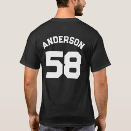 Player Namn och Number Sports Jersey T Shirt