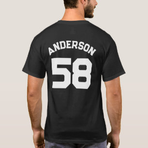 Player Namn och Number Sports Jersey T Shirt