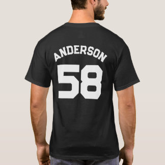 Player Namn och Number Sports Jersey T Shirt