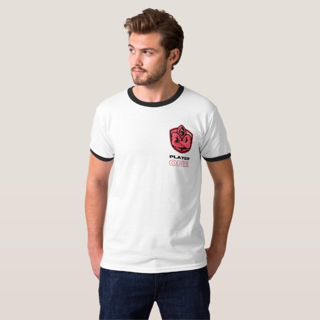 Player One Fox Emblem - Spelarens Exklusiv T Shirt (Hel framsida)