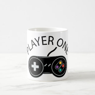 Player One Gamer - Game Controller Gift Kaffemugg