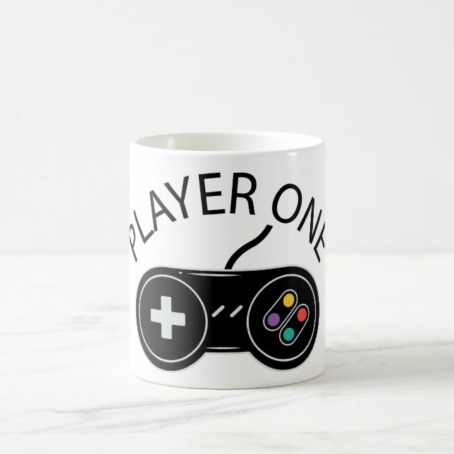 Player One Gamer - Game Controller Gift Kaffemugg (Center)