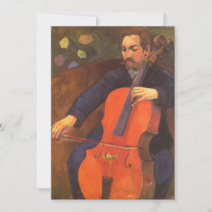 Player Schneklud Porträtt av Paul Gauguin