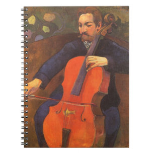 Player Schneklud Porträtt av Paul Gauguin Anteckningsbok Med Spiral