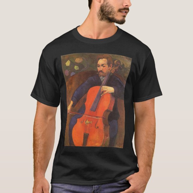 Player Schneklud Porträtt av Paul Gauguin Tee Shirt (Framsida)