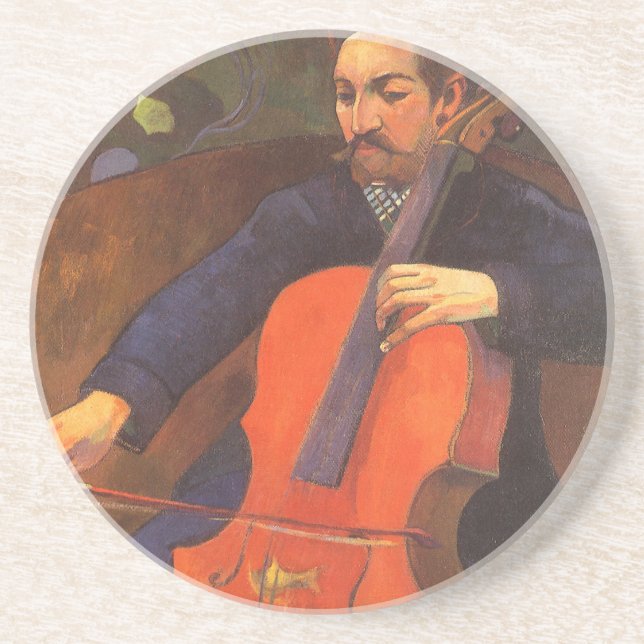 Player Schneklud Porträtt av Paul Gauguin Underlägg (Framsidan)