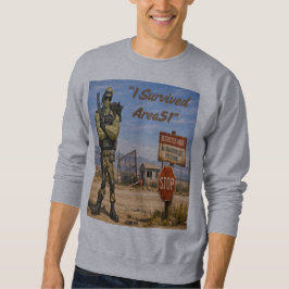 Playera Area51 -I survived Area51 Lång Ärmad Tröja