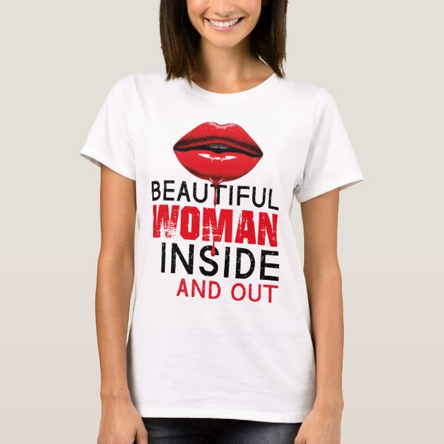 Playera Beautiful Woman T Shirt (Framsida)