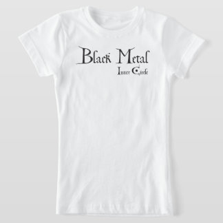 Playera Black Metal Logo (black ink) T Shirt