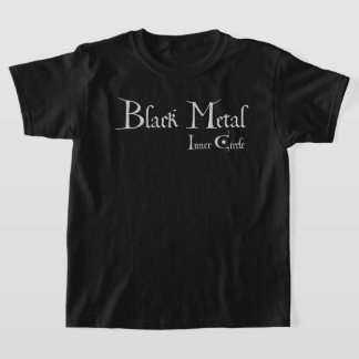 Playera Black Metal Logo T Shirt
