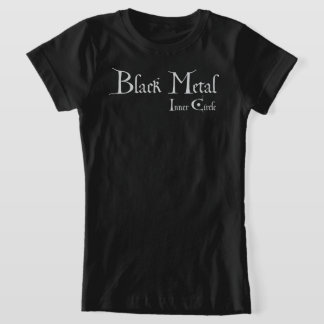 Playera Black Metal Logo T Shirt