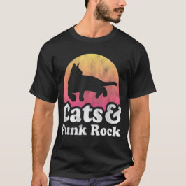 Playera | Cats and Punk Rock T Shirt