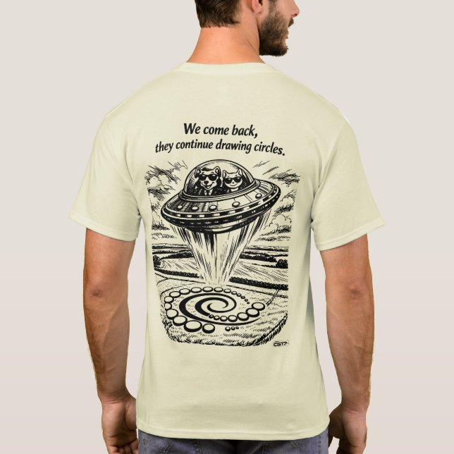 Playera CG17S - Crop Circles T Shirt (Baksida)