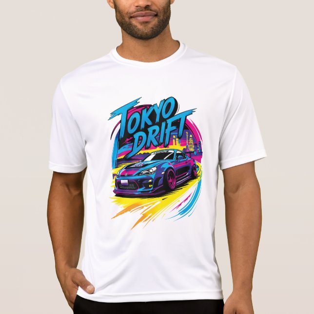 Playera Competitor de Sport-Tek Tokyo Drift  T Shirt (Framsida)