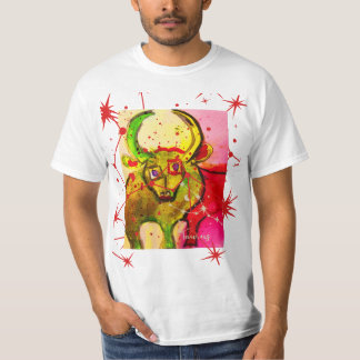playera con acuarela original digitalizada tauro t shirt