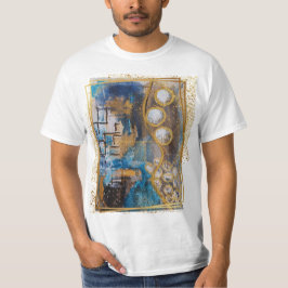 playera con diseño de pintura original abstracta t shirt