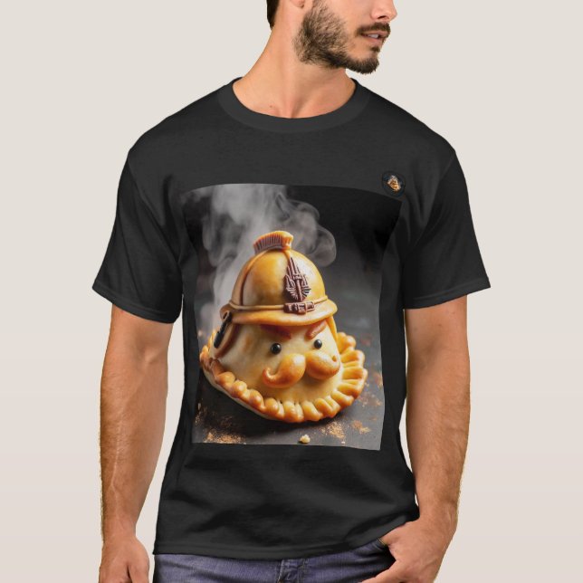 playera con estampado "comandante empanadas" t shirt (Framsida)