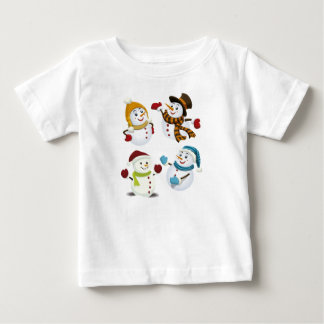 Playera con mangas y dibujo navideño t shirt