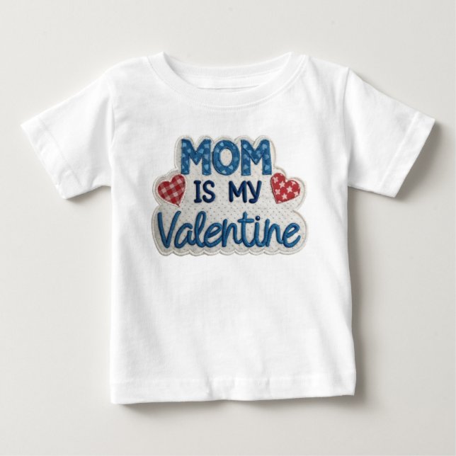Playera De Bebé Blue Love from Mommy T Shirt (Framsida)