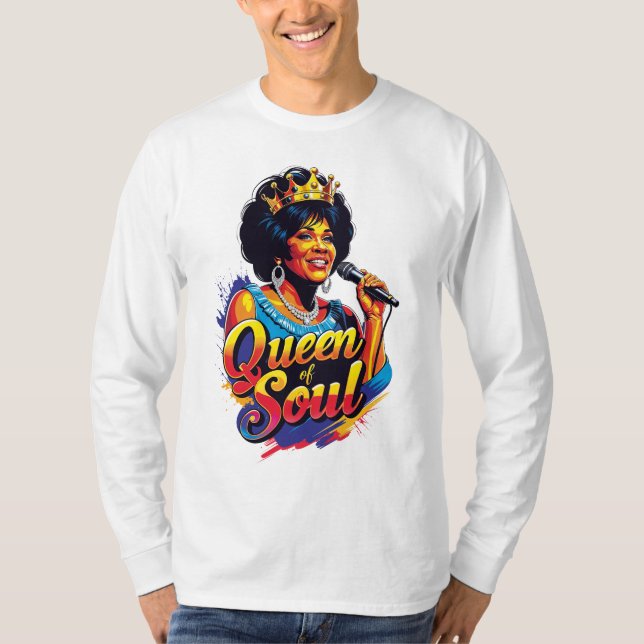 Playera de mangas largas Queen of Soul T Shirt (Framsida)